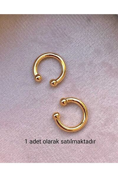SU PERİSİ TAKI BİJUTERİ Gold Mini Boy Halka Earcuff (kıkırdak Küpesi)