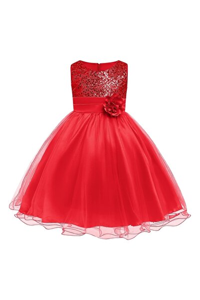 Moda Sitesi فستان سهرة بناتي مزين بالترتر