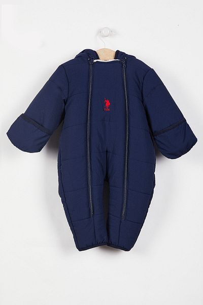 U.S. Polo Assn. Base Polo Assn Licensed Navy Blue Baby Cosmonaut Coat