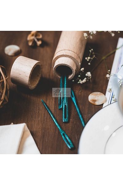 KnitPro Ξύλινη πλεκτή μάλλινη βελόνα