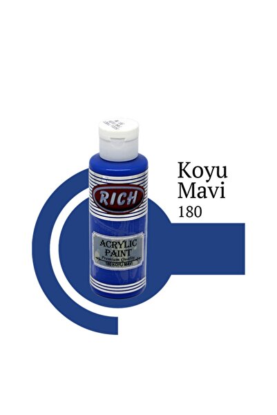 Rich Master Akrilik Boya 120 Cc. 180 Koyu Mavi