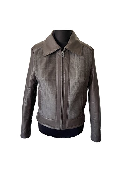 asus deri Aspina - سترة نسائية من جلد الخراف الأصلي بلون المنك