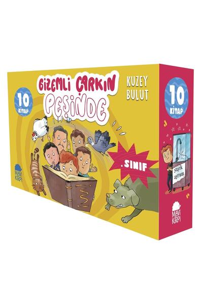 Mavi Kirpi Gizemli Çarkın Peşinde 3. Sınıf Seti - (10 Kitap)