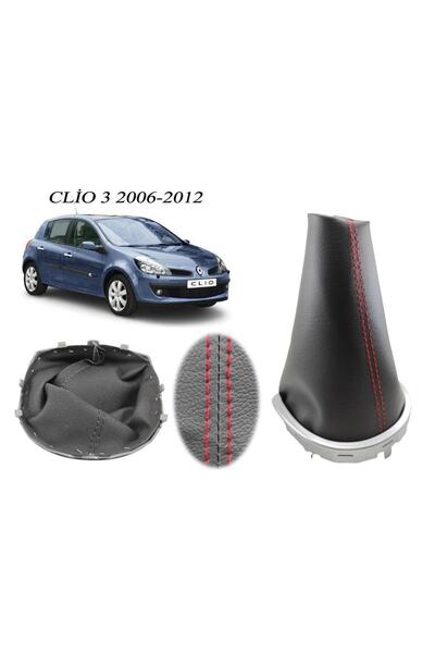 Vts Körük Renault Clio 3 Vites Körüğü Kırmızı Dikiş