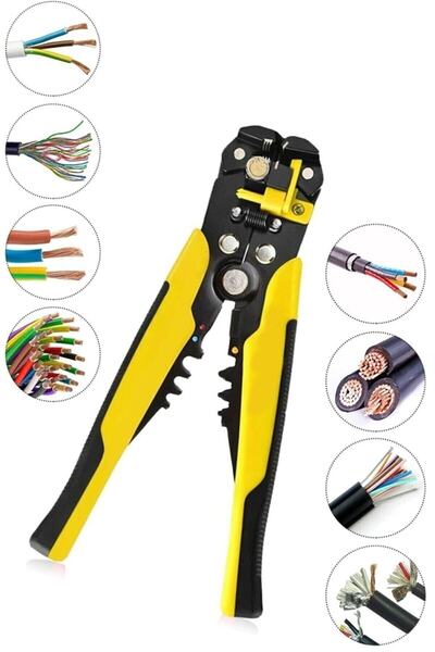 Genel Markalar 4371 Otomatik Kablo Sıyırıcı Soyucu Çok Fonksiyonlu Kablo Soyma Pensesi 1410