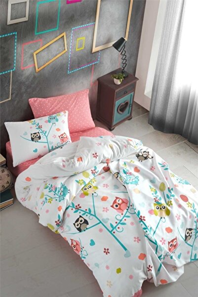 Cotton Life طقم غطاء لحاف فردي لولا مينت