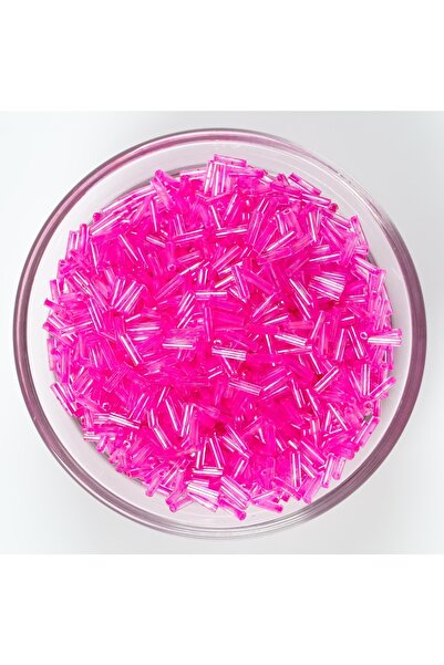 yfhobi 50 Gram - Cam Boru Boncuk, Takı Yapım Boncuğu, Boru Kum Boncuk, Parlak...