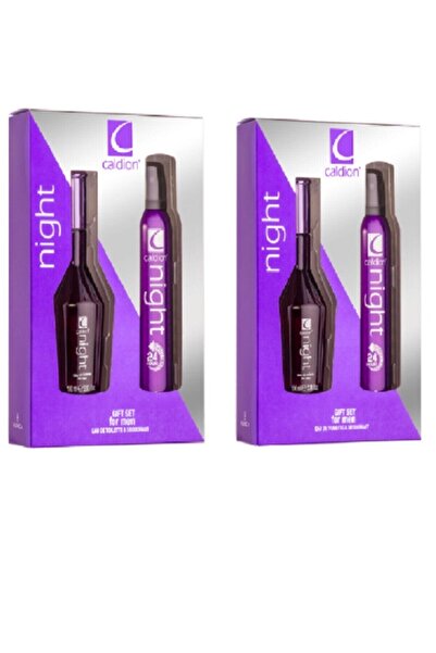 Caldion Nıght Erkek 2 Adet 100ml Edt + 150 ml Deo  123547854638