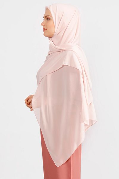 Differenza Chiffon Scarf - Light Powder