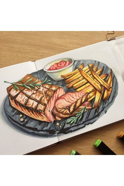 Poli Art Design Kare Cilt Defteri Canson The Wall Pro 15x15 Cm (marker Ve Gra...