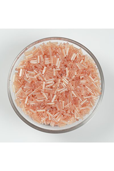 yfhobi 50 Gram - Cam Boru Boncuk, Takı Yapım Boncuğu, Boru Kum Boncuk, Şeffaf...