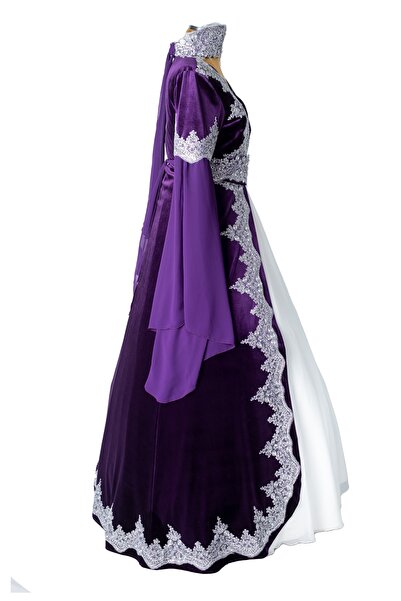 DolunayModa Kaftan ,bindallı Yeni Sezon Gümüş Dantelli Mira Model
