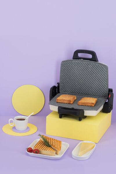 Emsan Power Master Granit 1800w Tost Makinesi Krem