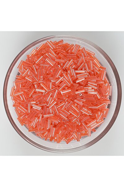 yfhobi 50 Gram - Cam Boru Boncuk, Takı Yapım Boncuğu, Boru Kum Boncuk, Parlak...