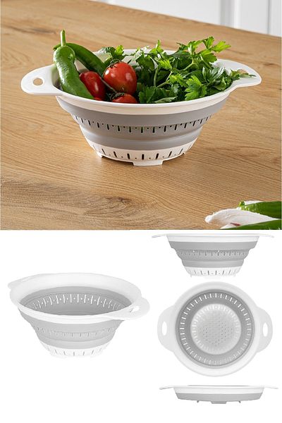 Meleni Home Foldable Accordion Strainer - Folding Strainer