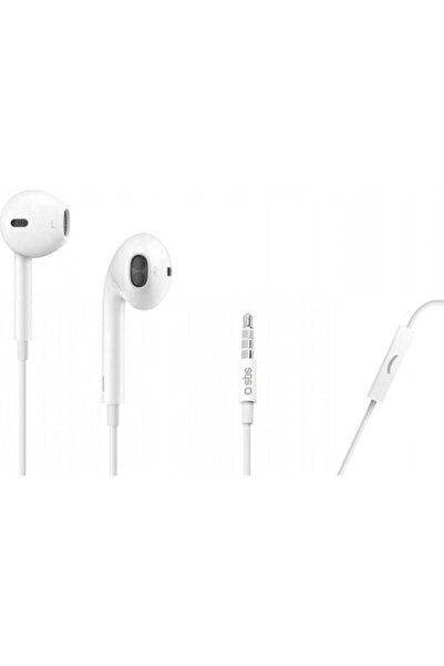 SBS 11102 Tearsetapw Studiomıx 50 3,5 MM Jack'li Stereo Mikrofonlu Earpods Beyaz Kulaklık