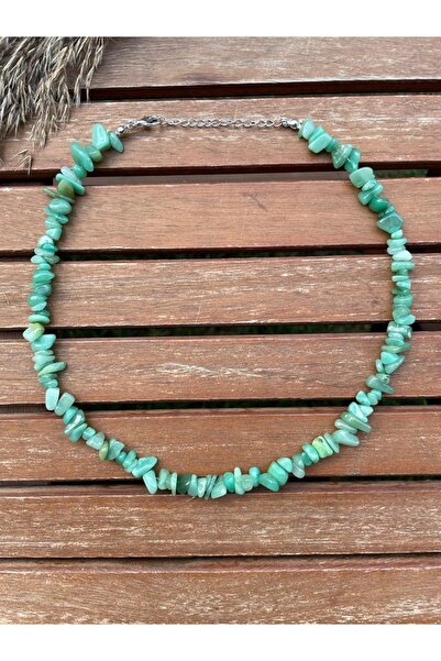 wanwa aksesuar قلادة أفنتورين من الحجر المكسور