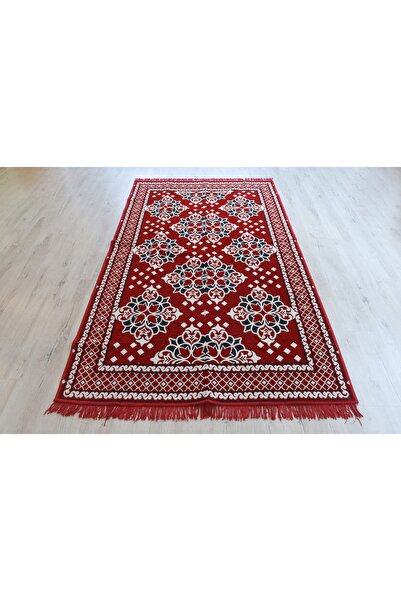 BAKIRÖZÜ HOME Şark Köşesi Kilimi, Otantik Kilim Atlantis Modeli Kırmızı