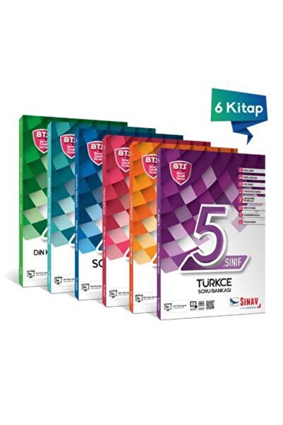 Sınav Yayınları 5. Sınıf Tüm Dersler Soru Bankası Seti