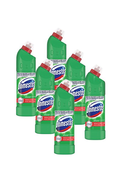 Domestos Kumraldede Çarşı Çamaşır Suyu 750 Ml Dağ Esintisi, 6' Lı