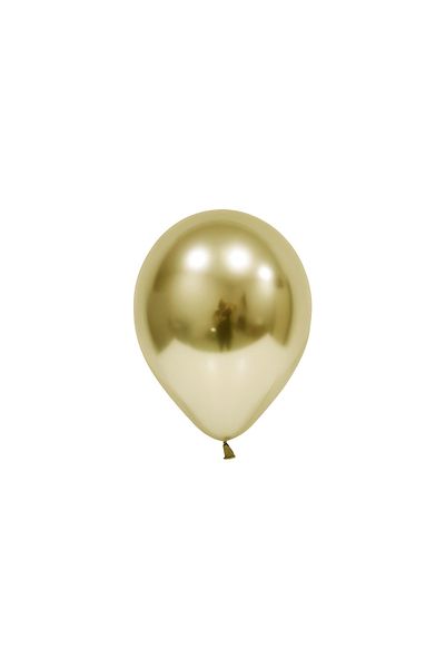 DÜVENCİ TİCARET 6 Inch Chrome Rose Gold Balloon (10 Pcs)