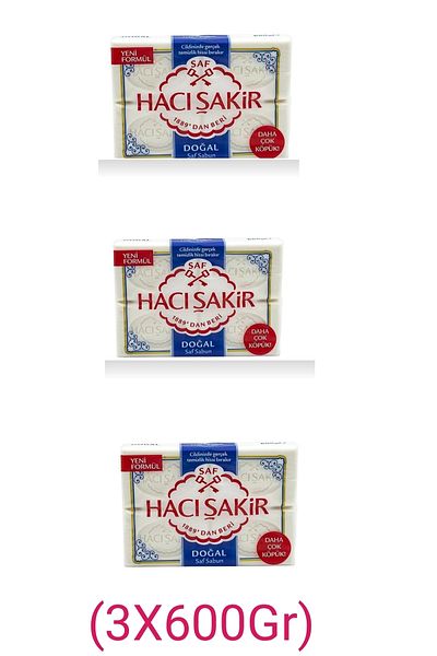 Hacı Şakir Natural Pure Traditional White Soap