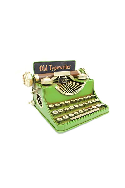 hediyeconcepti Dekoratif Metal Daktilo Kumbara