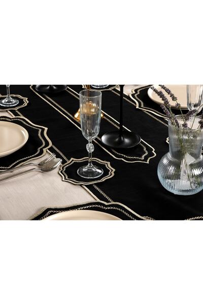 Peno Concept Masa Üstü Seti Runner, Amerikan Servis(SUPLA), Kokteyl Peçetesi Dertsiz Çeyiz Seti Runner Seti