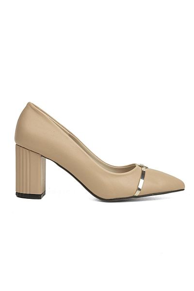 Pierre Cardin ® |   PC-51203 - 3478 Crem - Pantofi cu toc pentru damă