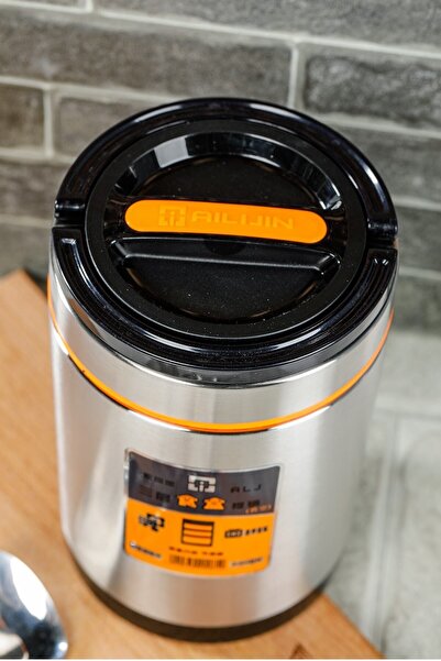 Cooker YK1090 3' Lü 1.9 Lt Lüks Paslanmaz Çelik Yemek Termos 3 Katlı Sızdırmaz Yemek Termosu Sefer Tası