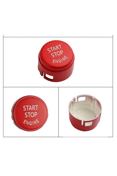 Next Oto Compatible with Bmw 5 F10 Start Stop Button Red