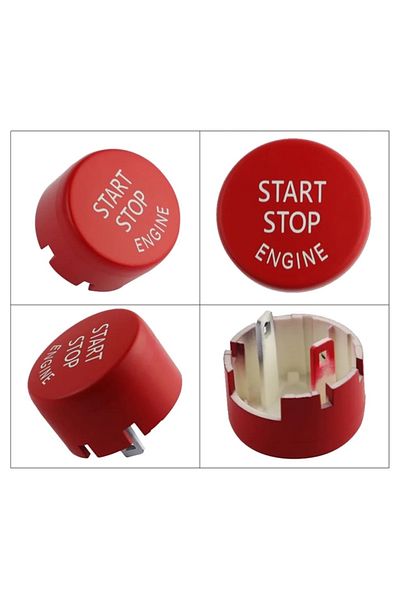 Next Oto Bmw F30 Compatible Start Stop Button Red