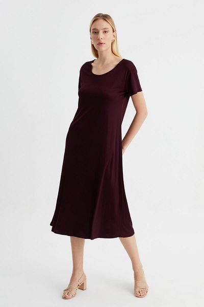ALEXANDERGARDI Rochie largi cu mânecă scurtă (b22-43600)