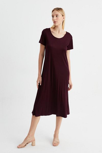 ALEXANDERGARDI Rochie largi cu mânecă scurtă (b22-43600)