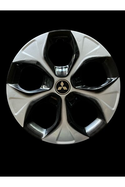 Safran Mıtsubıshı Logolu 15’ınc 4’lü Siyah Gri Jant Kapağı