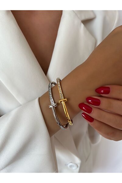 love art aksesuar Jewelled T Bracelet