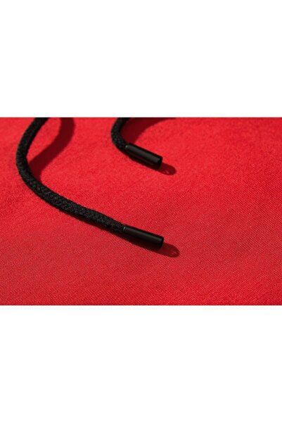 Z zepplin Ducati Scrambler Logo Red Raglan Sleeve Hooded Sweatshirt