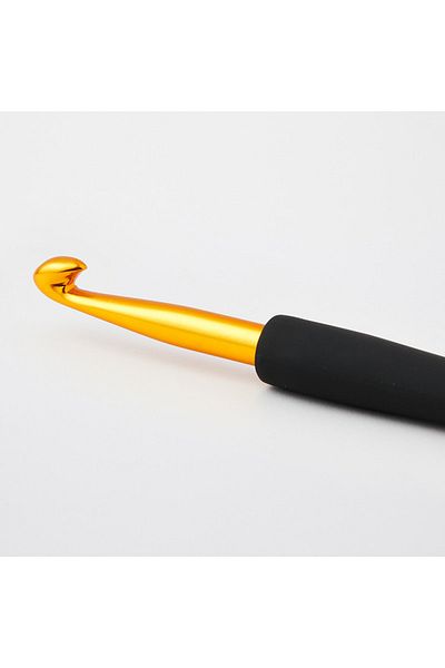 KnitPro Waves Gold Tip Silicone Handle Crochet 2.5 mm