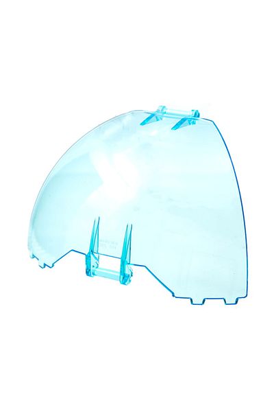 LEGO Original Accessory Moc Custom Windscreen Giant Transparent Blue Quarter Dome Space 4 Pieces to Send