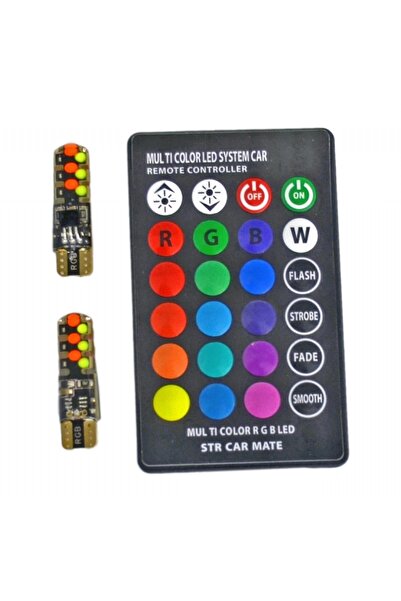 Carub 12v T10 Ampul Led Çakarlı Kumandalı Yeni Nesil Br0400252