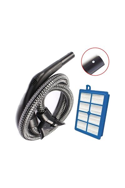 OEM Philips Fc 9205 Marathon Vacuum Cleaner Steel Wire Hose/Filter Set