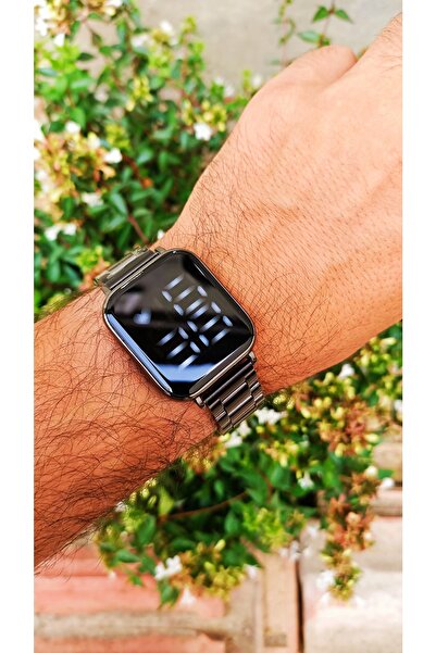 pullmarkt Çelik - Dokunmatik Unisex Kadın Ve Erkek Kol Saati Yeni Moda Genç S...