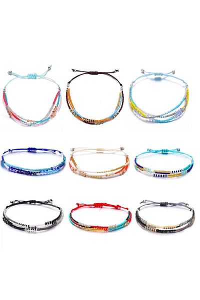İPAR AKSESUAR Triple Beaded Anklet And Bracelet