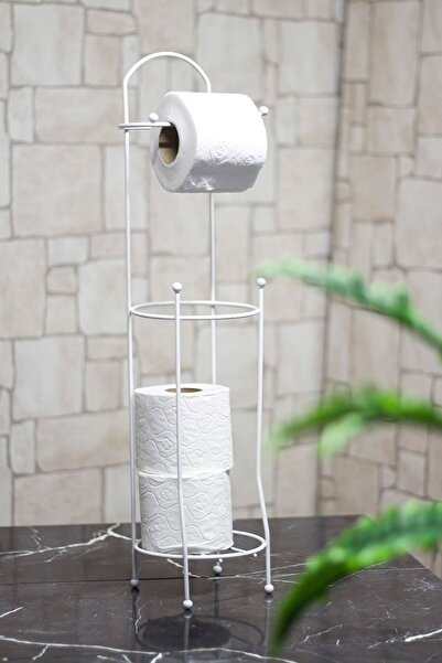 Depa Wrought Iron WC Toilet Paper Holder White