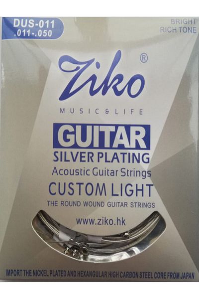 ZİKO Acoustic Guitar String Dus-011 Custom Light