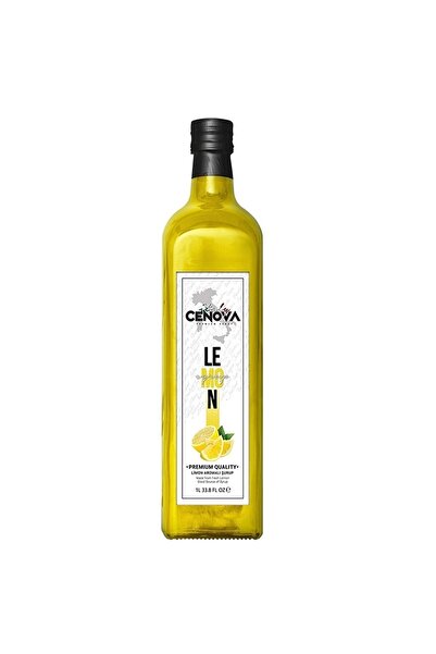 Cenova Limon Kokteyl Şurubu 1 Lt Kahve Şurubu Yüksek Aroma Kokteyl Şurupları
