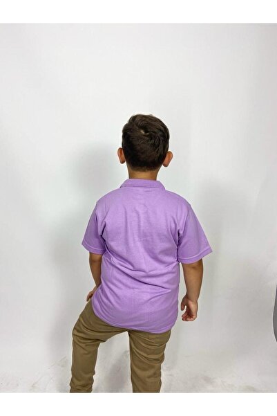 MaviMoure Short Sleeve Polo Neck School T-shirt