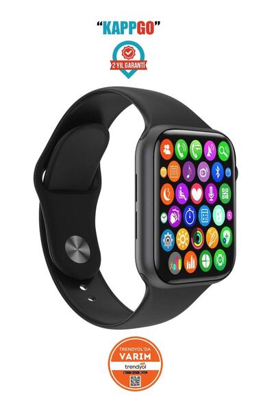 SmartWatch Kappgo Watch Plus Akıllı Saat Smart Watch Ios Ve Android Uyumlu Bl...