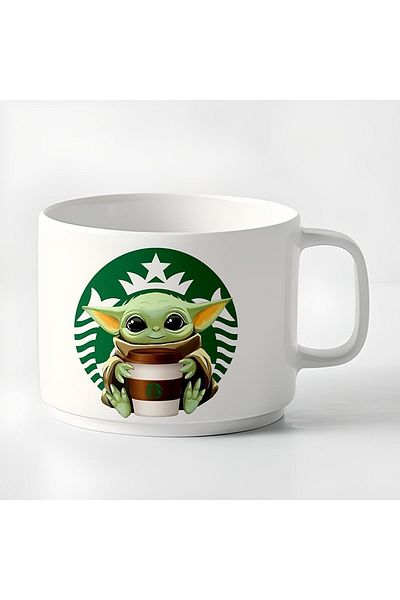 GünayStore Double Turkish Coffee Cup & Espresso Cup Baby Yoga Mug
