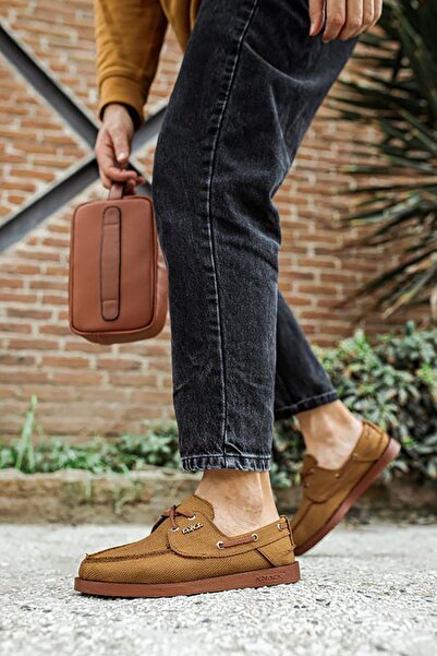 Rainon Store Tan Linen Casual Shoes